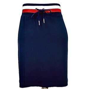 EUC Tommy Hilfiger Sporty A Line Skirt Navy/Red/White S